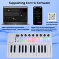 thumbnail image 3 of Teclado MIDI M-VAVE de 25 teclas y 16 almohadillas de batería retroiluminadas con batería, 3 of 9