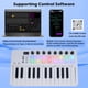 thumbnail image 3 of Teclado MIDI M-VAVE de 25 teclas y 16 almohadillas de batería retroiluminadas con batería, 3 of 9