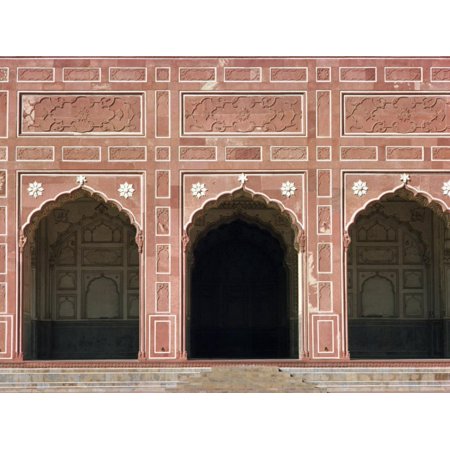 Detail Badshahi Mosque Lahore  Pakistan Print Wall  Art  