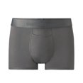 thumbnail image 1 of Boxer Corto Para Hombre Ajustado De Algodón Pima y Tela Spandex Unbranded Co  Short Trunk Stone Gray L (34 36), 1 of 6