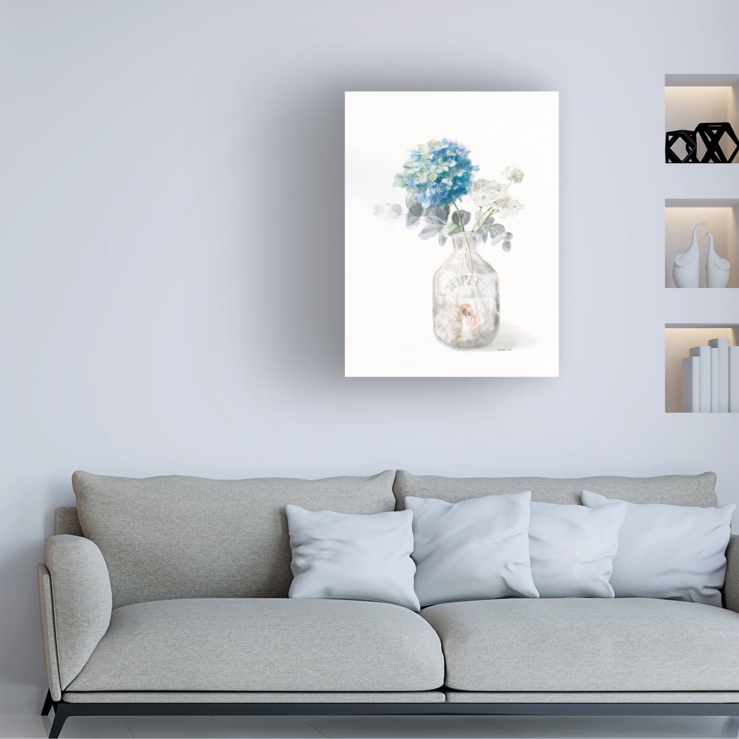Danhui Nai 'Beach Flowers V' Canvas Art