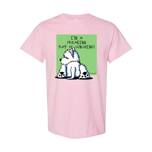 Inktastic Cool Belly Westie T-Shirt