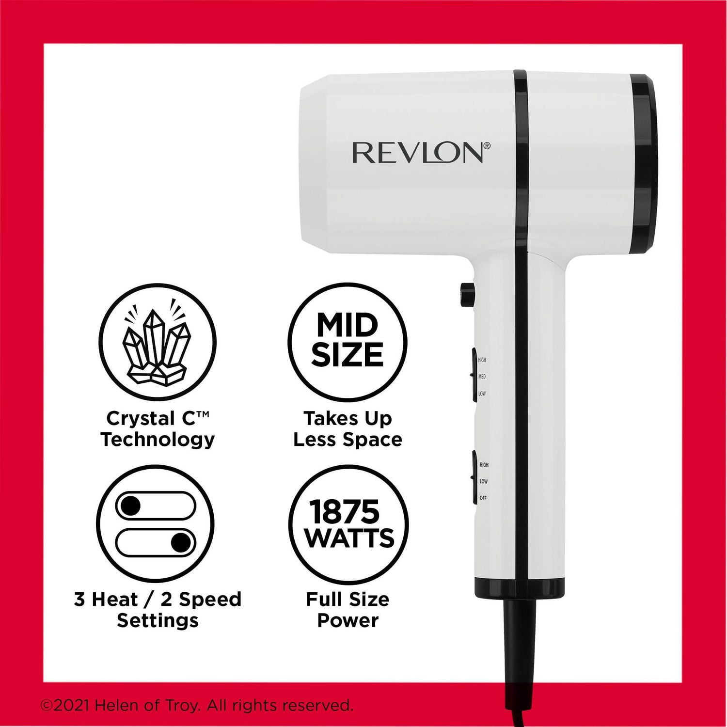 Revlon Dry & Shine Compact Hair Dryer
