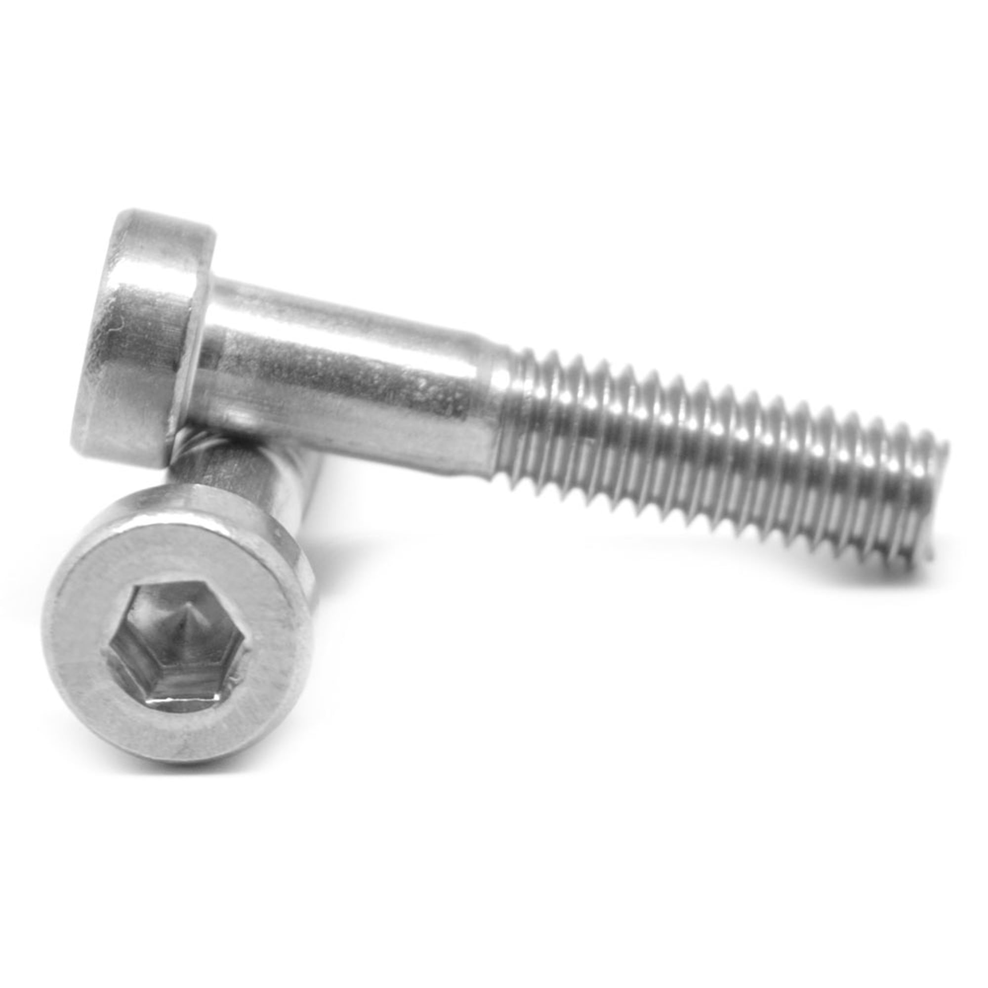 M5 x 0.80 x 25 MM (FT) Coarse Thread Socket Low Head Cap Screw Stainless Steel 18-8 Pk 25