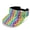 Rainbow Stripes with Bones, variant on Adjustable Sun Visor Hat for Hiking Tennis, Polyester Fabric Lightweight Sun Visor Cap, Rainbow Stripes with Bones