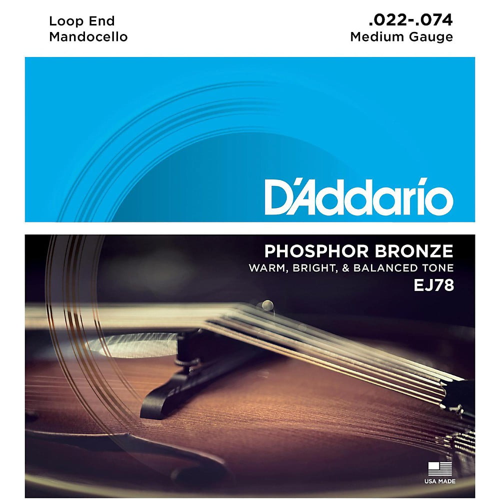 DAddario J78 Phosphor Bronze Mandocello Strings 22-74 