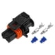 thumbnail image 1 of Conector de inyector diésel precableado hembra para coche, enchufe eléctrico de plástico negro, 1 Juego, 1 of 1