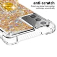 thumbnail image 3 of Funda para Samsung Galaxy Note 20 5G con Brillo Líquido Flotante, Purpurina, Parachoques y Anillo Giratorio Soporte, 3 of 5
