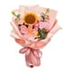 thumbnail image 1 of Ramo de la flor de la flor de crochet regalo de la madre del día de la hija de la hija de la decoración del hogar artificial para la flor de la vierna Clavel de color rosa, 1 of 8