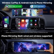 ATOTO Double Din Car Stereo with Backup Camera & Bluetooth Diagnostic OBDII, 7'' Touchscreen Car Radio Wireless CarPlay Android Auto,GPS Navigation
