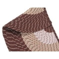 thumbnail image 4 of Better Trends 22" x 44" Wedge Braided Rug 100% Polypropylene Durable and Stain Resistant Reversible Indoor Area Utility Rug, Country Stripe Collection - Brown Stripe, 4 of 5