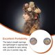 thumbnail image 5 of Qarigey Pendientes de tuerca de 10 mm Pendientes en forma de gota Joyas de moda Tipo de joyería 2 2 Ropa, zapatos y accesorios Miscelánea tipo 27 27 Qarigey AP010471-27, 5 of 6