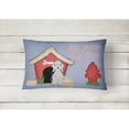 thumbnail image 2 of Carolines Treasures BB2844PW1216 Dog House Collection Bedlington Terrier Blue Canvas Fabric Decorative Pillow  12H x16W, 2 of 3