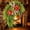 D, variant on QuanTara Double-Sided Bohemian Door Hanging, Spring/Summer Garland with Linen Bow and Green Leaves, Front Porch Decor, Hanging Wreath for Home Entryway