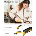 thumbnail image 4 of AKEGAMN Clearance! Scissors For Cardboard With 2 Rechargeable Cutter With Lock & LED Light Cordless Scissors For Fabric Leather Plastic Carpet -Grade Versatility: Ideal for tailors, crafters and DIY, 4 of 6