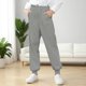 thumbnail image 1 of Cowsor Kids Solid Color Sweatpants Casual Elastic Waist Joggers Pants Comfort Loose Fit Athletic Pants Running Trousers, 1 of 7