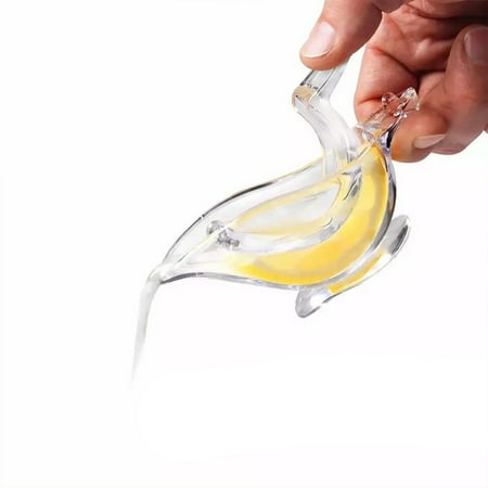 

Plastic Manual Lemon Squeezer Ergonomic Design Easy Operation Juicer for Freinds Family Neighbors Gift Birdie