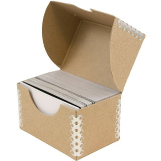 Business Card Holder 2.2 X 3.5 Inches Index Cards Organizer Box Desktop  Cards Fi