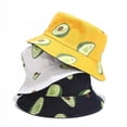 thumbnail image 4 of Sombrero con patrón de aguacate de algodón, 4 of 4