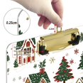 thumbnail image 6 of FORMRS Acrylic Clipboard with Low Profile Clip Standard A4 Letter Size, 12.5" x 9", Brown Christmas House, 6 of 8