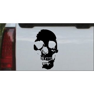 Skull and Crown Gold sticker decal car window 4x4 4wd wall stickers spooky  cool