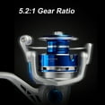 thumbnail image 4 of BILLINGS Spinning Reel,Saltwater Freshwater Fishing Reel,22LB Max Drag,5.2:1 Gear Ratio,With Metal Spool&Fold Rocker, 4 of 18