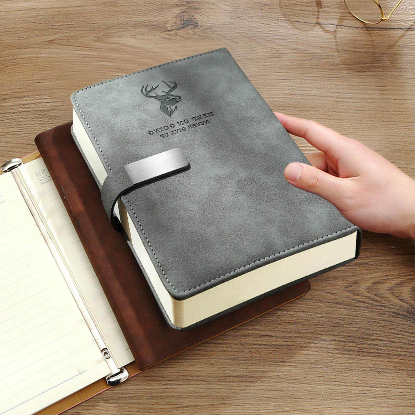 A5 Thick Notebook Heavy-Duty Note Pad A5 Notepad Writing Book Thick-Page Diary A5 Office Notebook