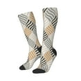 thumbnail image 2 of Haiem Geometric Socks, Funny Novelty Crazy Design Cotton Socks Sports Socks Knee High Socks For Men, Women,1Pairs - Gift For Working Friends, 2 of 9