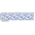 thumbnail image 2 of Ambesonne Garden Fabric by the Yard Upholstery, Exotic Flower Bouquet, 5 Yards, Pale Pink Pale Blue, 2 of 4