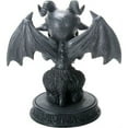 thumbnail image 3 of Screaming Gargoyle on Pedestal Figurine Horned Winged Demon Gothic Decoration, 3 of 3