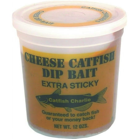 UPC: 0022743723459 | Catfish Charlie LD-12-12 Dip Bait Cheese 12oz