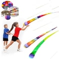 thumbnail image 3 of Naiovety Bola de cinta de lanzamiento divertida y educativa para niños, sacos de arena de bola de espuma de cola de juguete suave y seguro Ropa Deportiva, Zapatos, 3 of 6