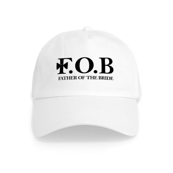 CafePress - Father Of The Bride Cap - Adjustable 100% Brushed Unisex Casual Cotton Baseball Cap, Beige, 1