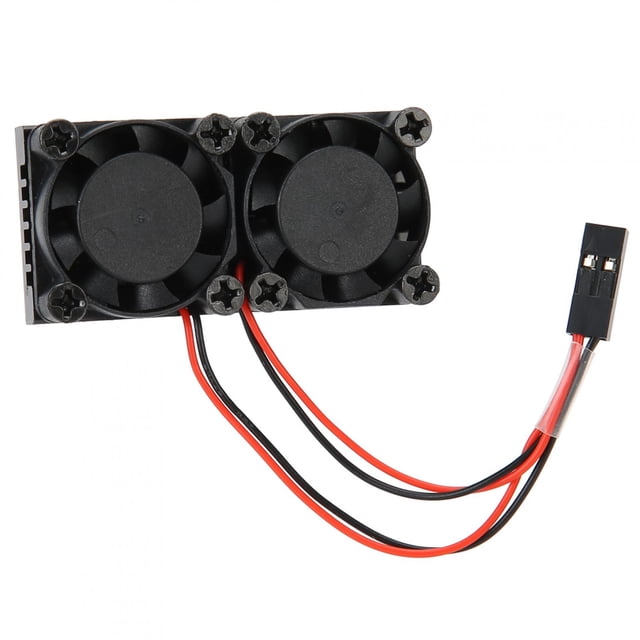 Enfriamiento dual,Ventilador de enfriamiento para Raspberry Pi Accesorios Ventilador de disipador de calor dual Diseño de clase mundial