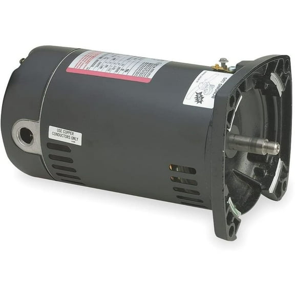 The Pool Supply Shop 1 HP Square Flange Threaded Shaft Horizontal Pool Pump Motor, 1.25 SF