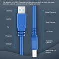 thumbnail image 4 of USB3.0 Print Cable, High Speed Printer Cable Flexible A Male To B Male  for Data Transfer, 4 of 7