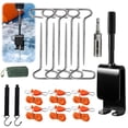 thumbnail image 1 of Kit de herramientas y adaptadores Ice Anchor Drill YIBOBO con estacas para tiendas de campaña, 1 of 8