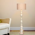 thumbnail image 2 of Fangio Lighting 's 6259 63 in. Totemic Antique White Resin Floor Lamp, 2 of 2
