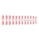 thumbnail image 1 of Vogacara 24 piezas de uñas postizas de ataúd resistentes a los arañazos de bailarina corta coloridas uñas acrílicas artificiales de color sólido DIY Juegos de manicura 11 rosa Vogacara CE011412-11, 1 of 4