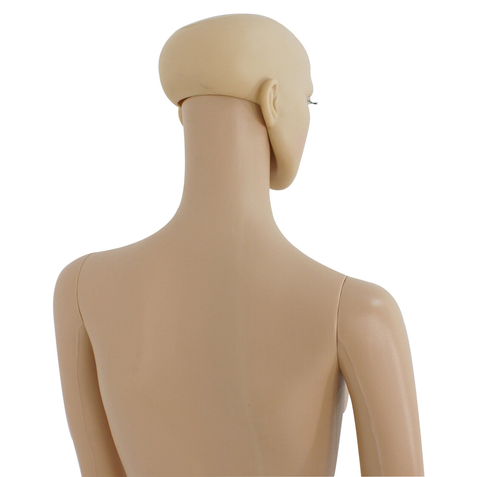 ZenStyle Female Adjustable Realistic Mannequin with Durable Base, 68.9", Cream