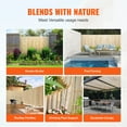 thumbnail image 6 of KFFKFF Bamboo Barrier, Sustainable Privacy Wall 4ft x 8ft x 0.75in . Bamboo Panel for Outdoor, Gardens, Backyards, Balconies, Patios, Pool Areas, 6 of 9
