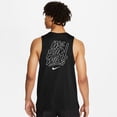 thumbnail image 4 of Nike Dri-FIT Miler Wild Run Men's Running Tank Top CU5946-010 Black, 4 of 5