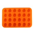 thumbnail image 1 of Color naranja 24 cavidades mini muffin silicona jabón galletas Cupcake molde de bandeja para hornear, 1 of 5