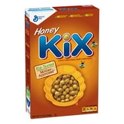 Honey Kix Breakfast Cereal, Crispy Corn Puffs Cereal, 12 oz