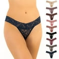 thumbnail image 2 of Alyce Ives Intimates Womens All Lace Thong, Assorted, S, 10 Pack, 2 of 4
