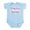 Sky Blue, variant on CafePress - Freshly Baked Infant Creeper - Baby Light Bodysuit, Size Newborn - 24 Months