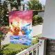 thumbnail image 5 of Bandera de jardín de temporada de Pikachu, bandera de patio de doble cara, bandera navideña para decoraciones navideñas al aire libre, 5 of 8