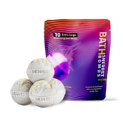 Glitter Glow Gold Luxury Bath Bombs -Set of 10 - Extra Large - 4.5oz