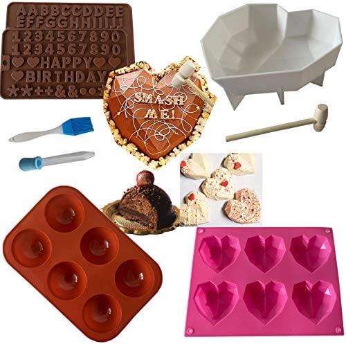 Details about   Kinds Silicone Baking Mold Letter Digital Symbol Non-Stick DIY Chocolate Cookie 