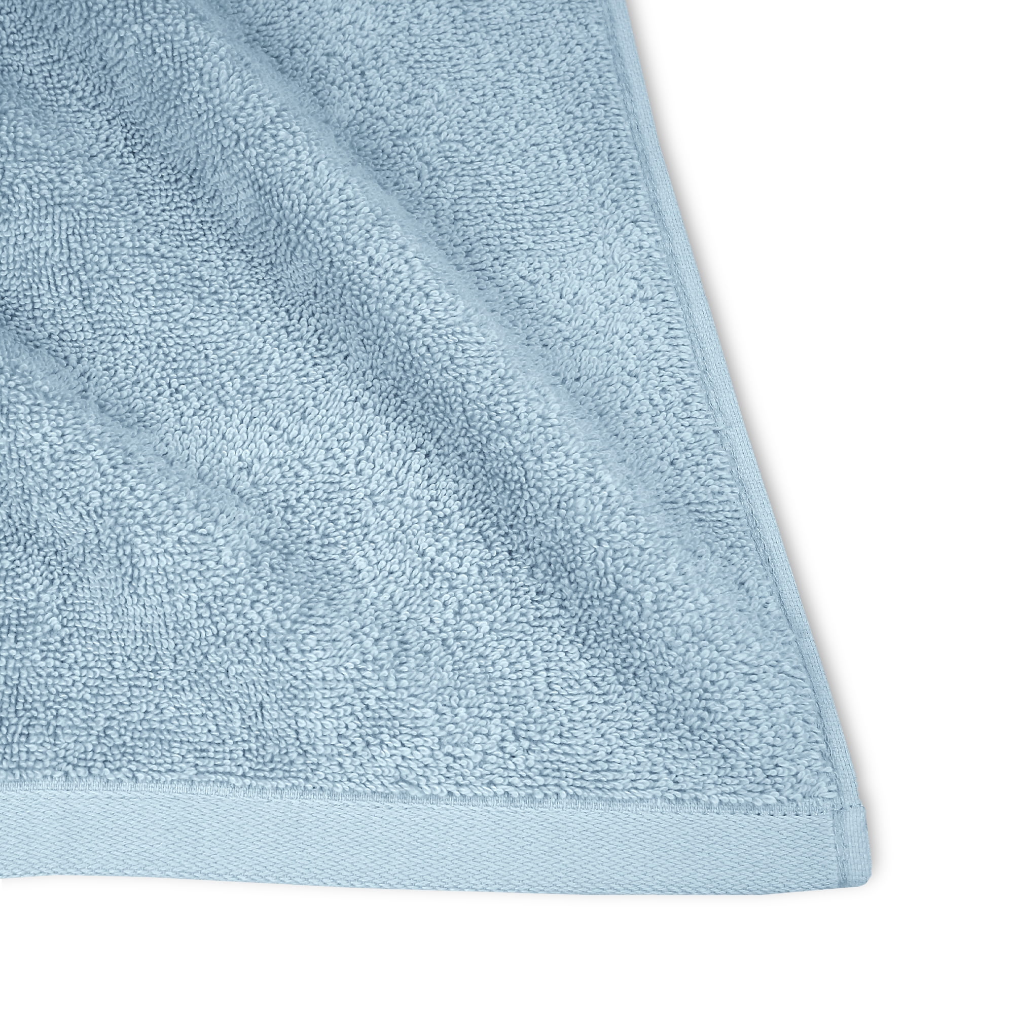 Better Homes & Gardens PowerLoft 6 Piece Bath Towel Set, Blue Drop